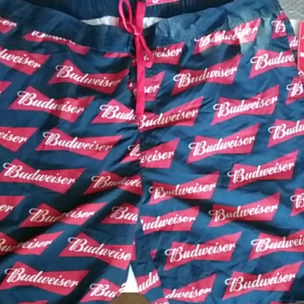 FINAL PRICE Budweiser board swim trunks